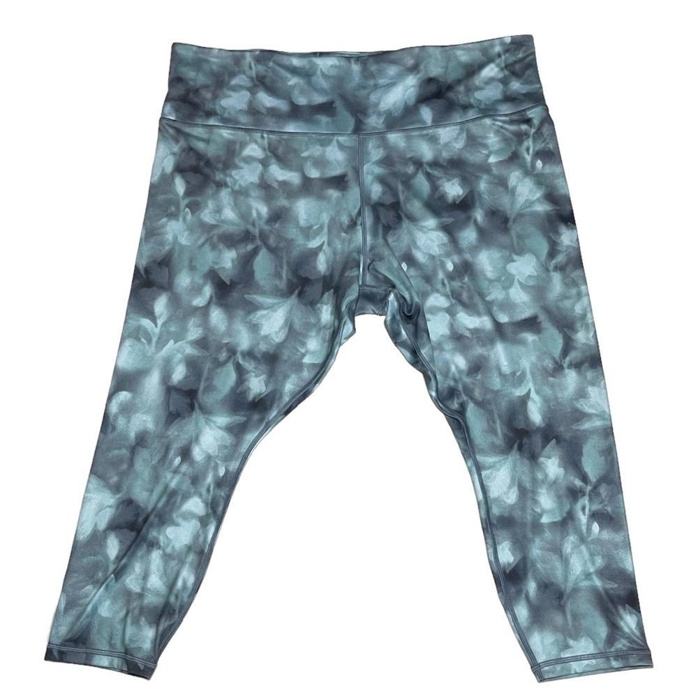 Athleta Elation Blue Dye Elation 7/8 Tight Leggings size 3X Athletic Yoga